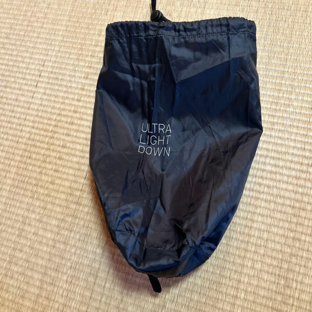 ユニクロ　ウルトラライトダウン　ロングベスト　ブラック　XL