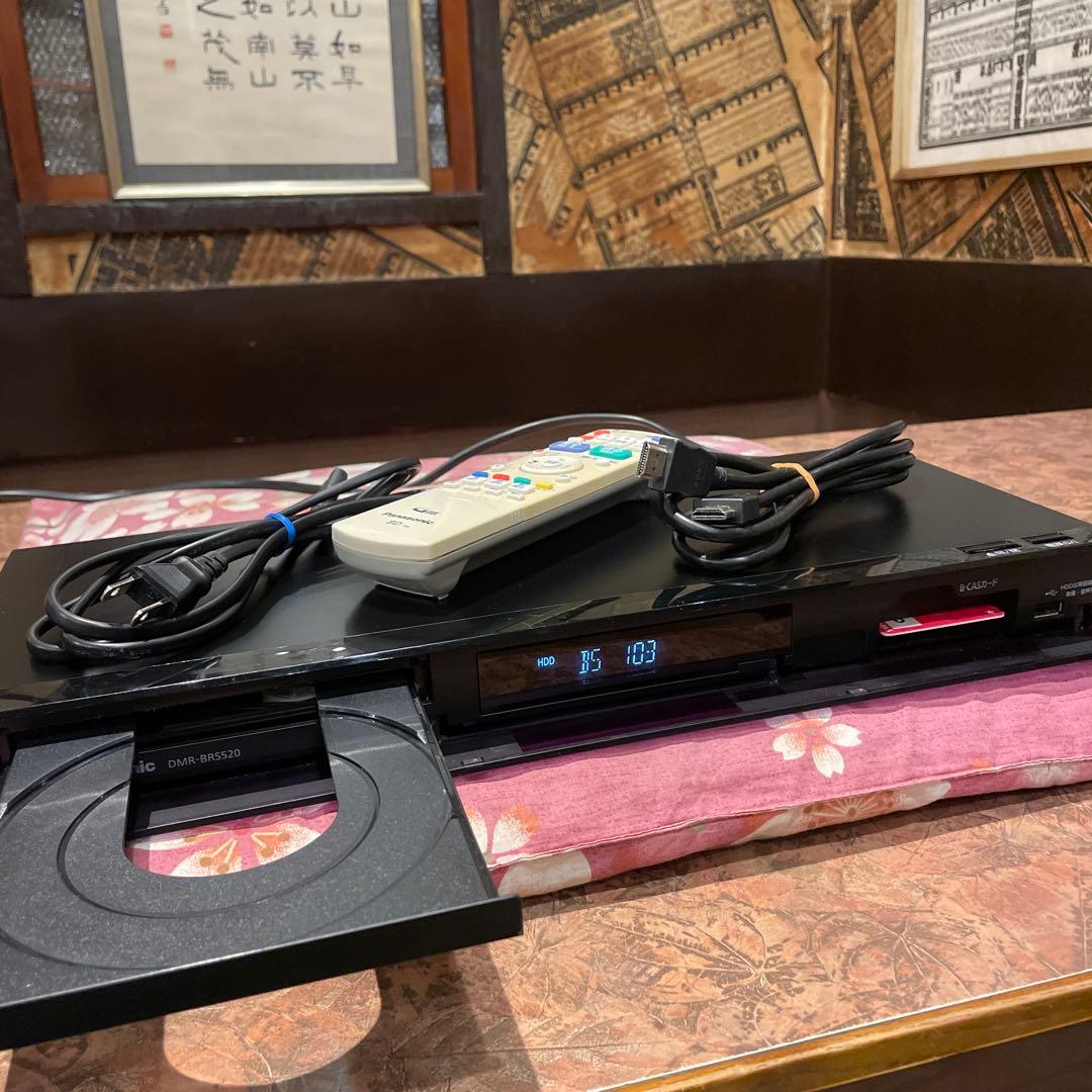 パナ DMR-BRS520 3D対応 15倍録画 500GB　純正リモ等付！