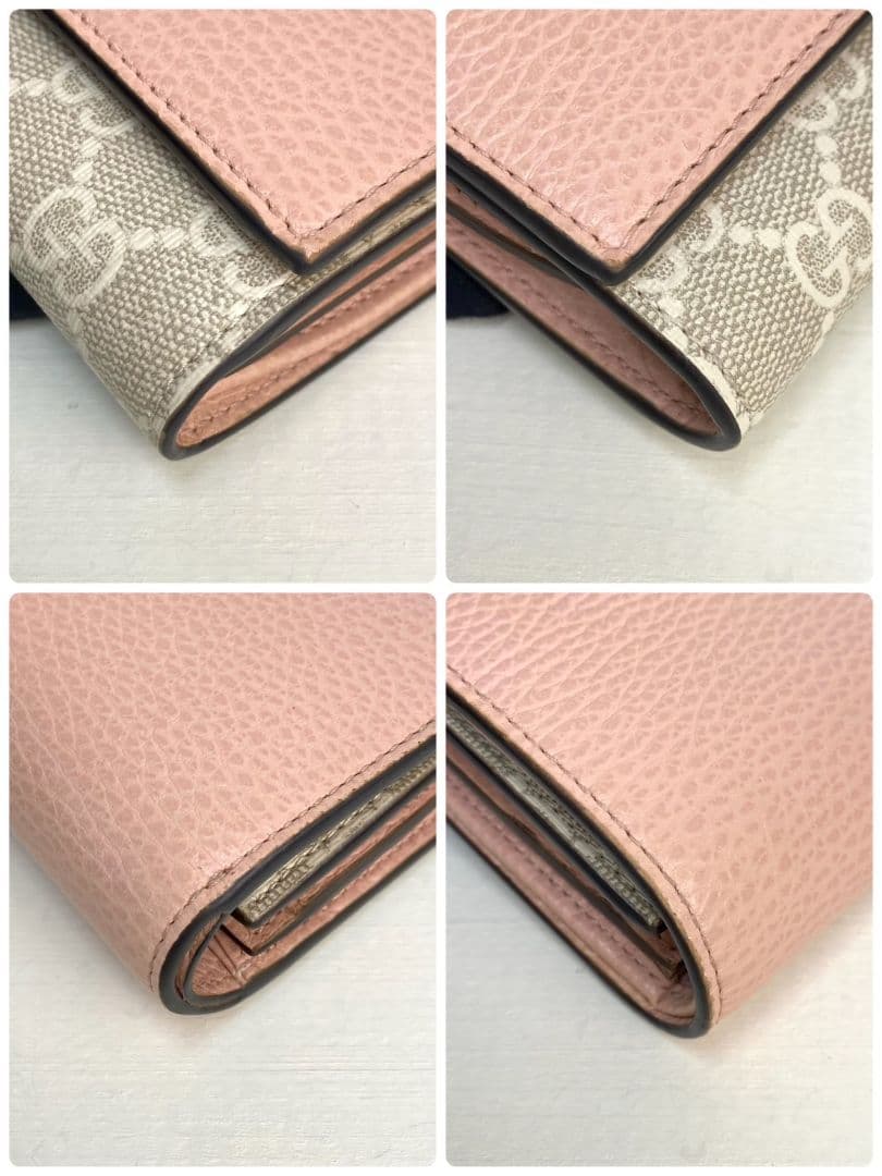 未使用品級✨️付属品完備✨️GUCCI ミニ財布　マーモント スプリーム