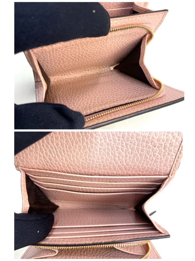 未使用品級✨️付属品完備✨️GUCCI ミニ財布　マーモント スプリーム