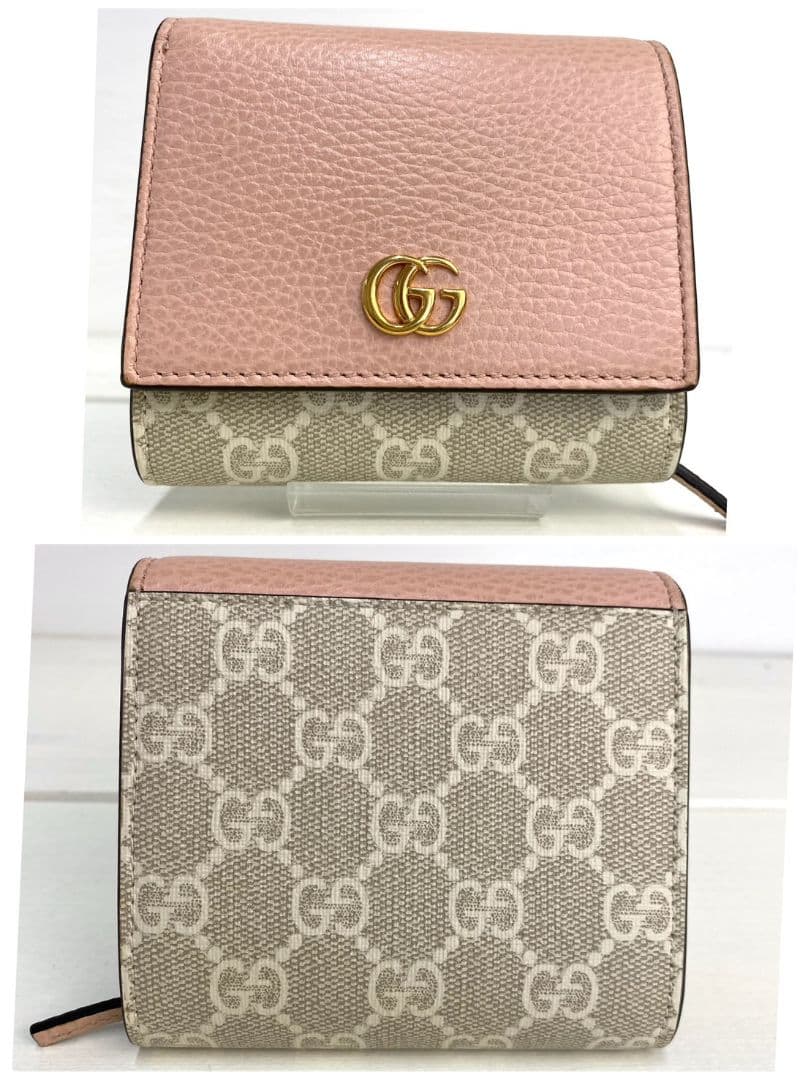 未使用品級✨️付属品完備✨️GUCCI ミニ財布　マーモント スプリーム
