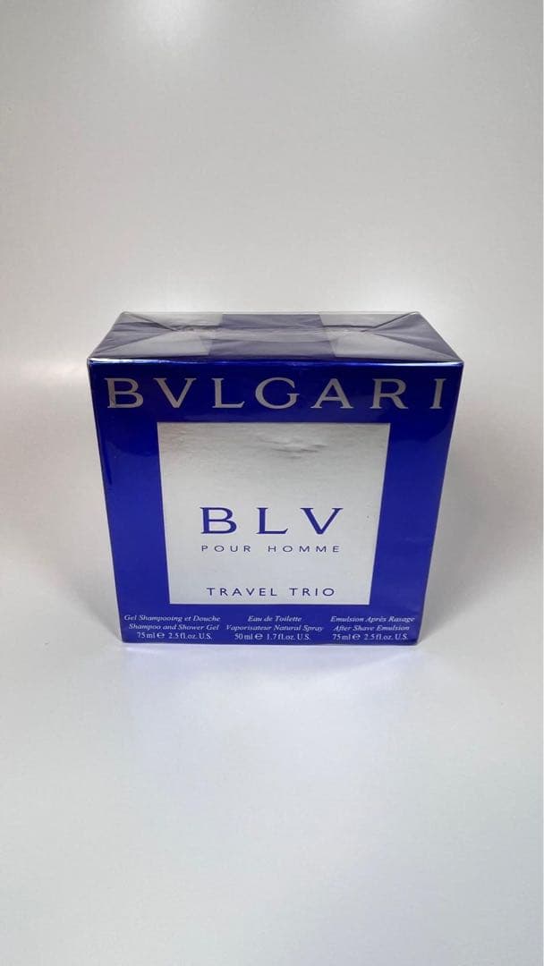 新品BVLGARI ブルガリ　ブルー　プールオム　トラベルトリオ　オードトワレ