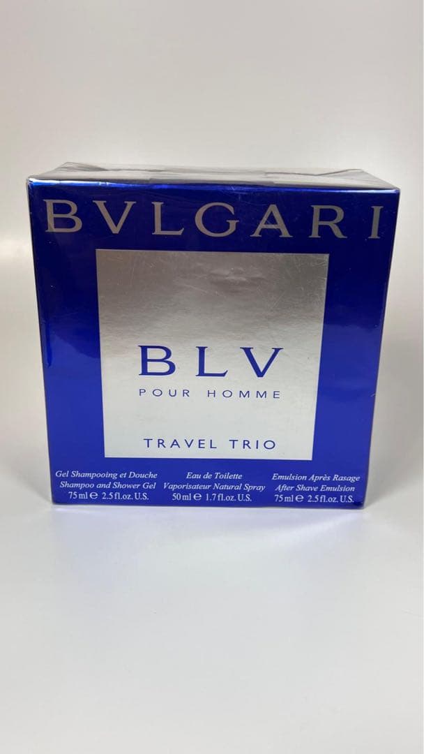 新品BVLGARI ブルガリ　ブルー　プールオム　トラベルトリオ　オードトワレ