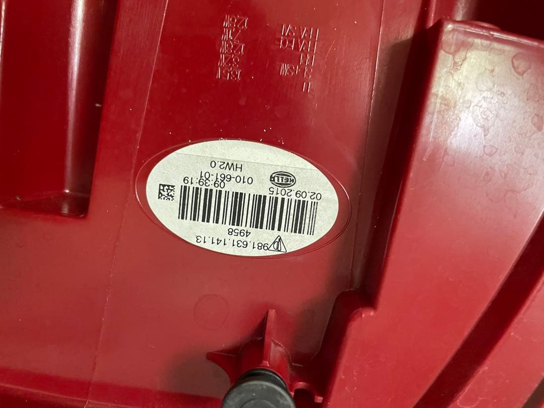 ポルシェ 981ケイマン 純正テールライト 点灯確認済み