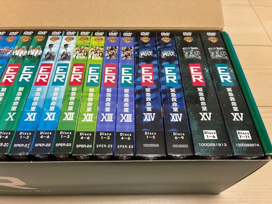 ER 緊急救命室 シーズン1-15 コンプリートDVD BOX 初回限定生産