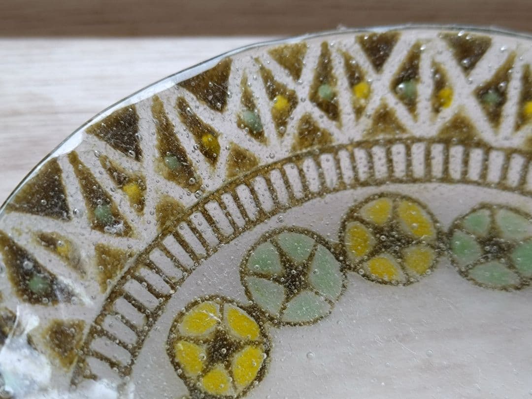 竹中悠記 Ukiroosh ガラス丸小鉢 パートドヴェール