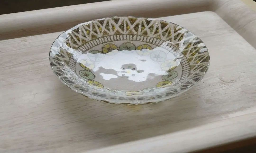 竹中悠記 Ukiroosh ガラス丸小鉢 パートドヴェール