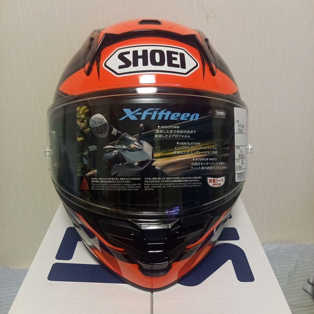 SHOEI X-Fifteen ESCALATE XL レッド/ブラック