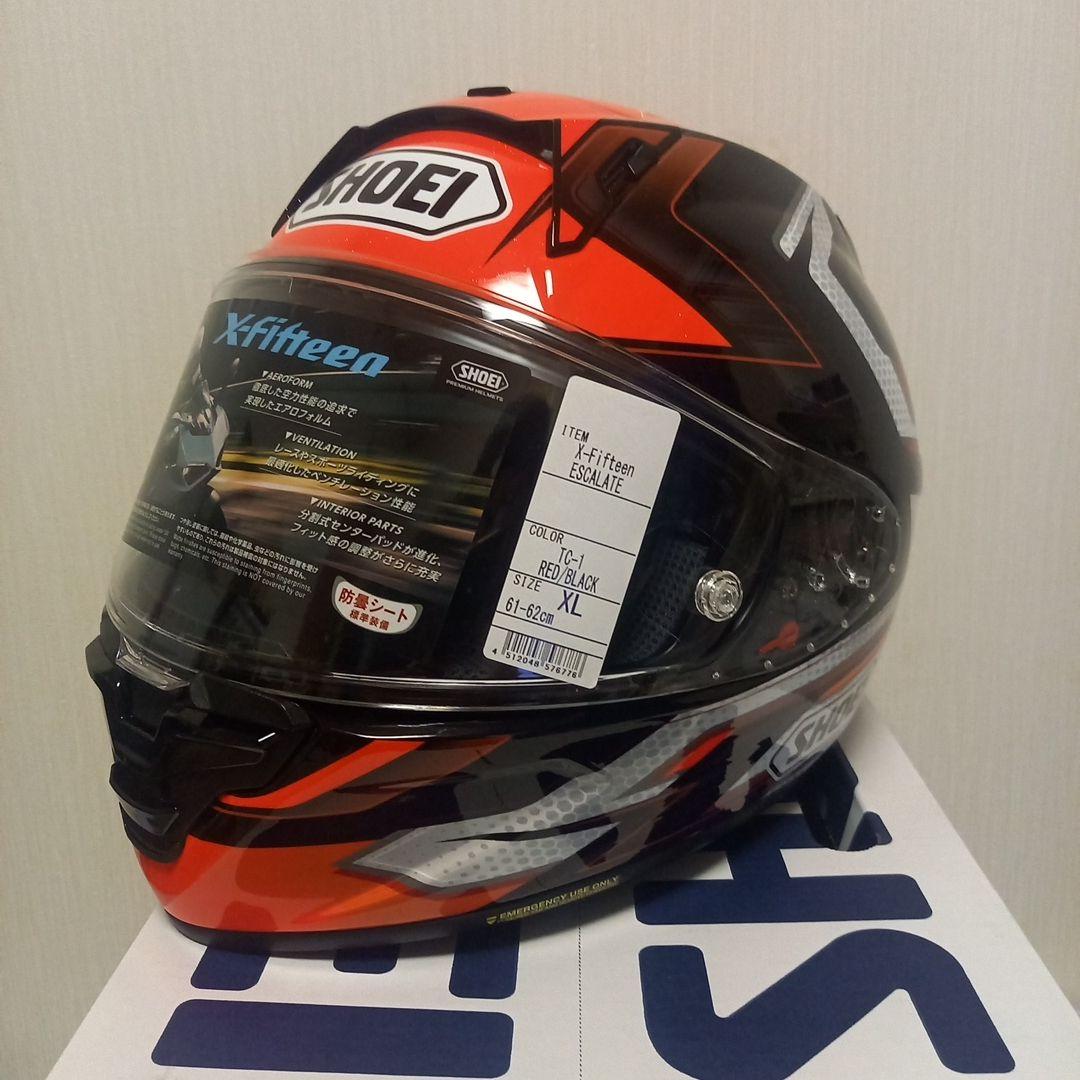 SHOEI X-Fifteen ESCALATE XL レッド/ブラック