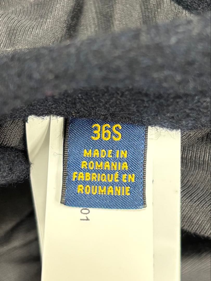 【ほぼ未使用】POLO RALPH LAUREN ピーコート36S ネイビー美品