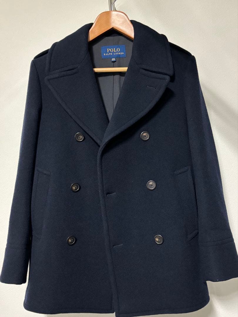 【ほぼ未使用】POLO RALPH LAUREN ピーコート36S ネイビー美品