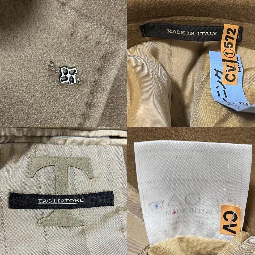 美品 TAGLIATORE カシミヤ100 チェスターコート