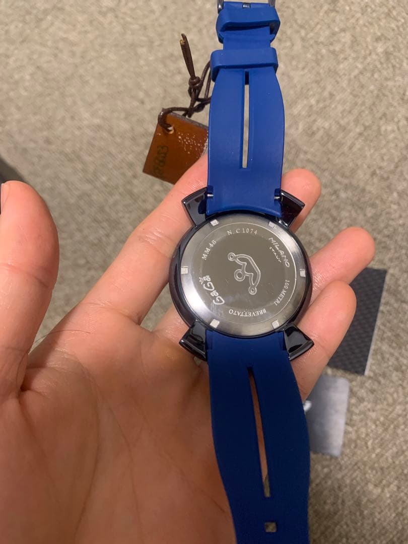 GaGa MILANO ガガミラノ 6053.1-BLURUBBER