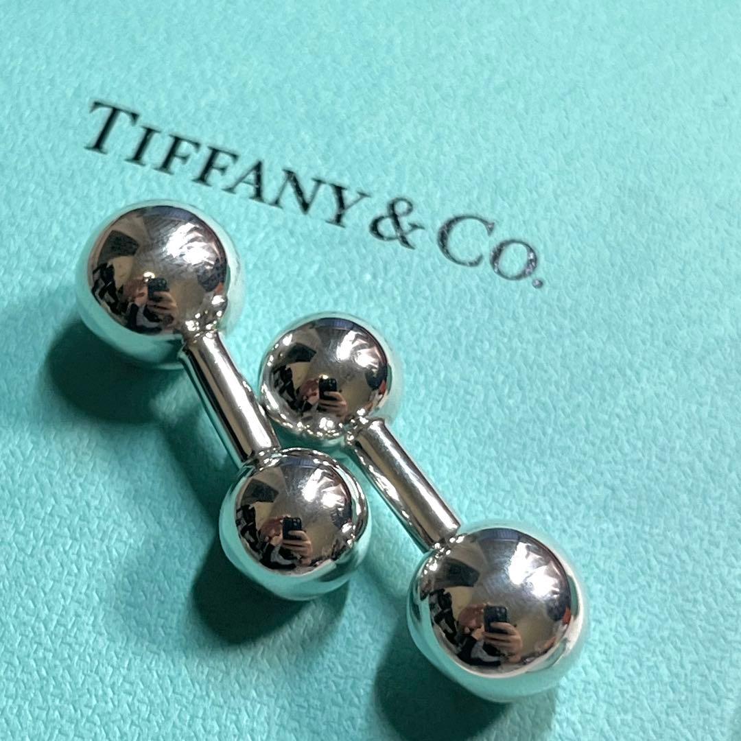希少✨極美品✨ Tiffany&Co. ティファニー カフス ダンベル型