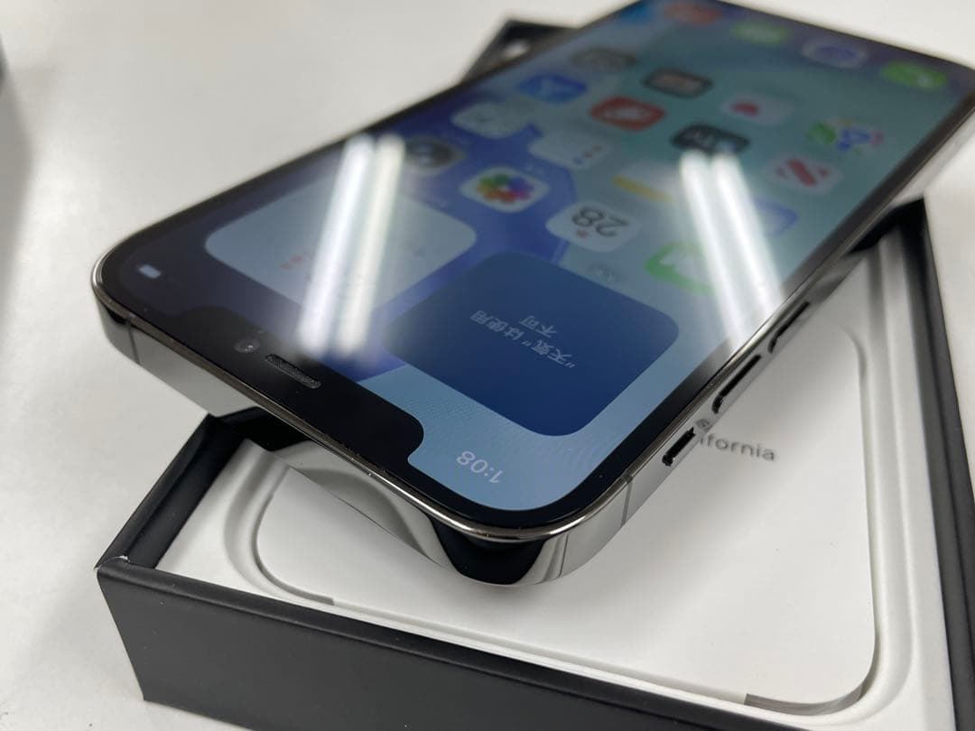 超美品 iPhone12Pro 256GB SIMフリーバッテリー新品100％