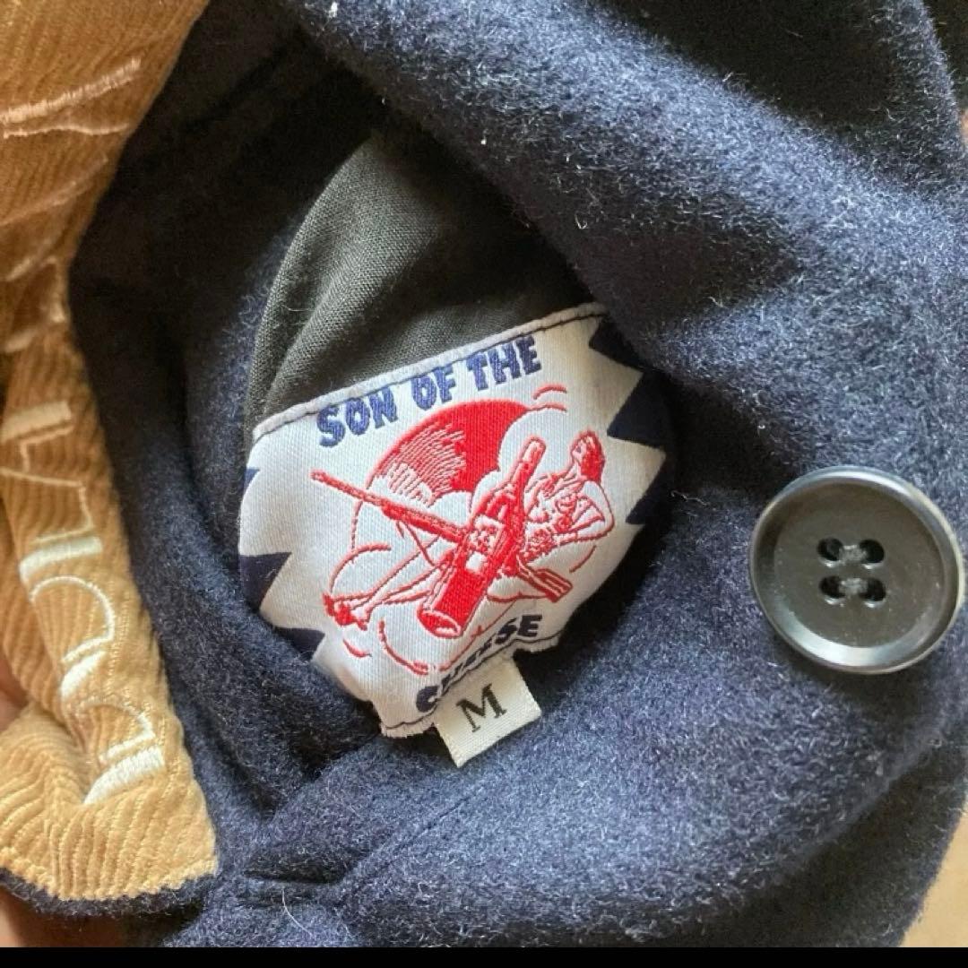 son of the cheese Mリバーシブルジャケット　ウールサノバチーズ
