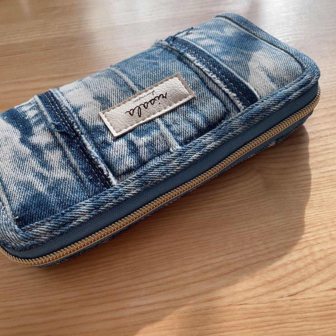 ともとも デニム リメイク 長財布