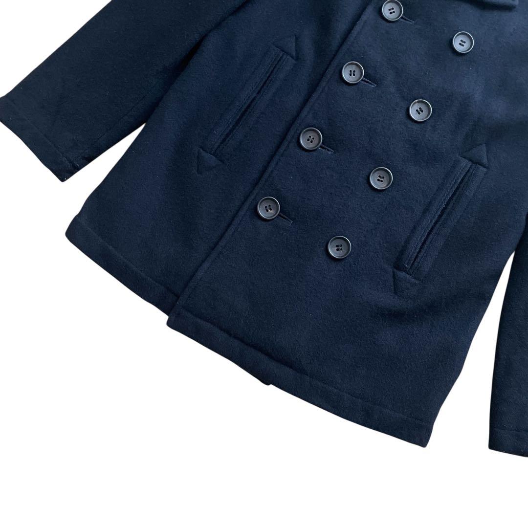 美品 コムデギャルソンオム ピーコート HN-C017 AD2004 ブラックS