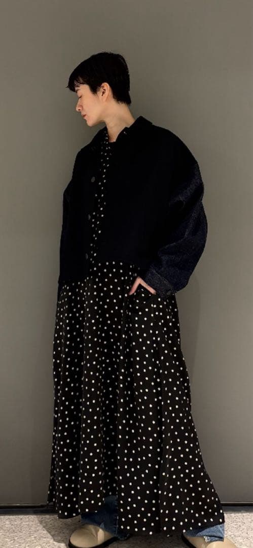 ジャーナルスタンダードラックス　ドット プルオーバーワンピース