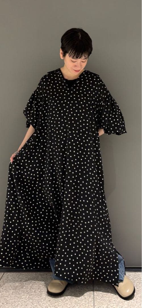 ジャーナルスタンダードラックス　ドット プルオーバーワンピース