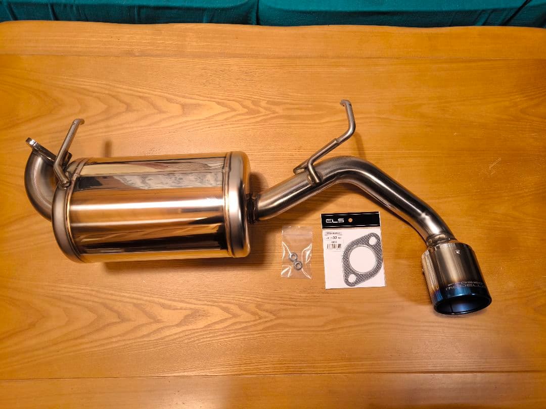 JB64用ロッソモデロTi-Cマフラー チタンテール