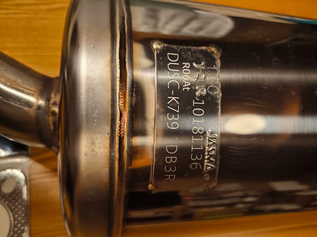 JB64用ロッソモデロTi-Cマフラー チタンテール