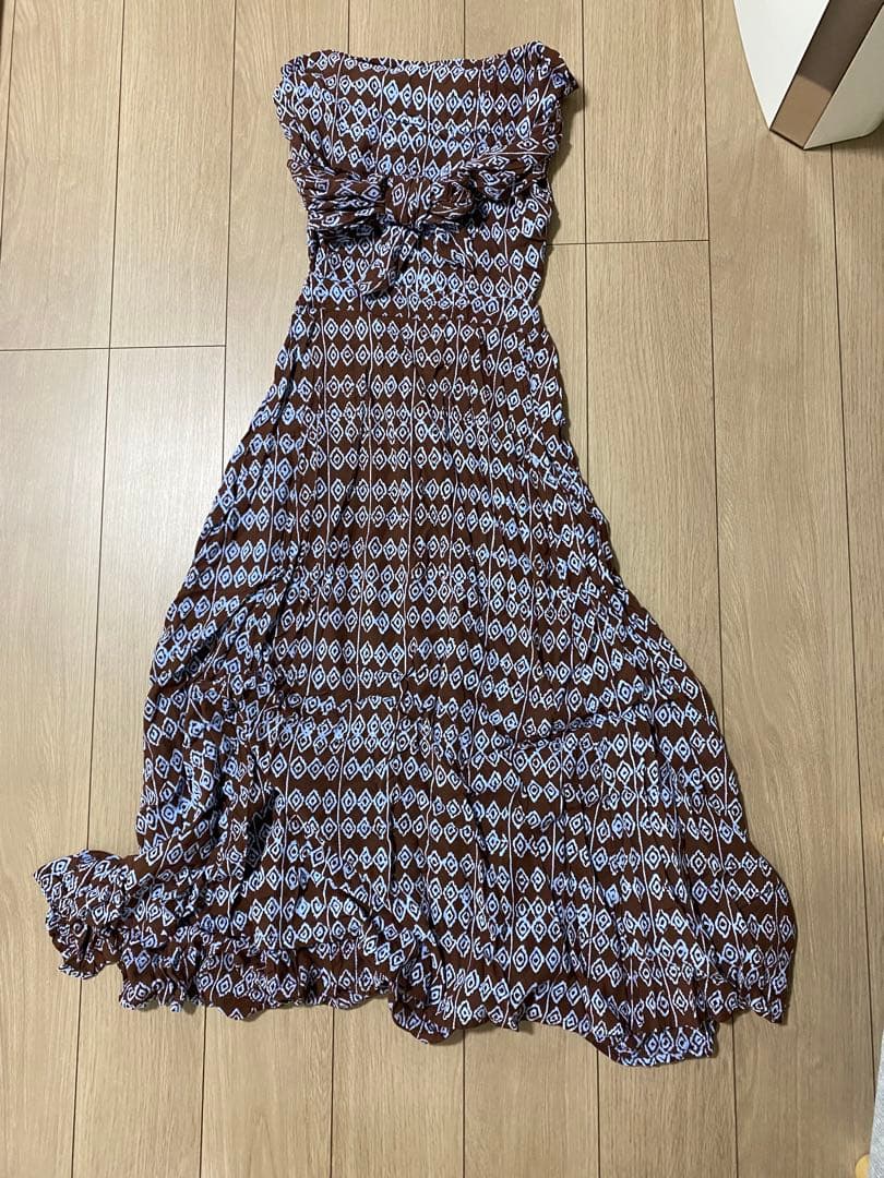 ノアノア　サッシュドレス Mサイズ　ハワイ