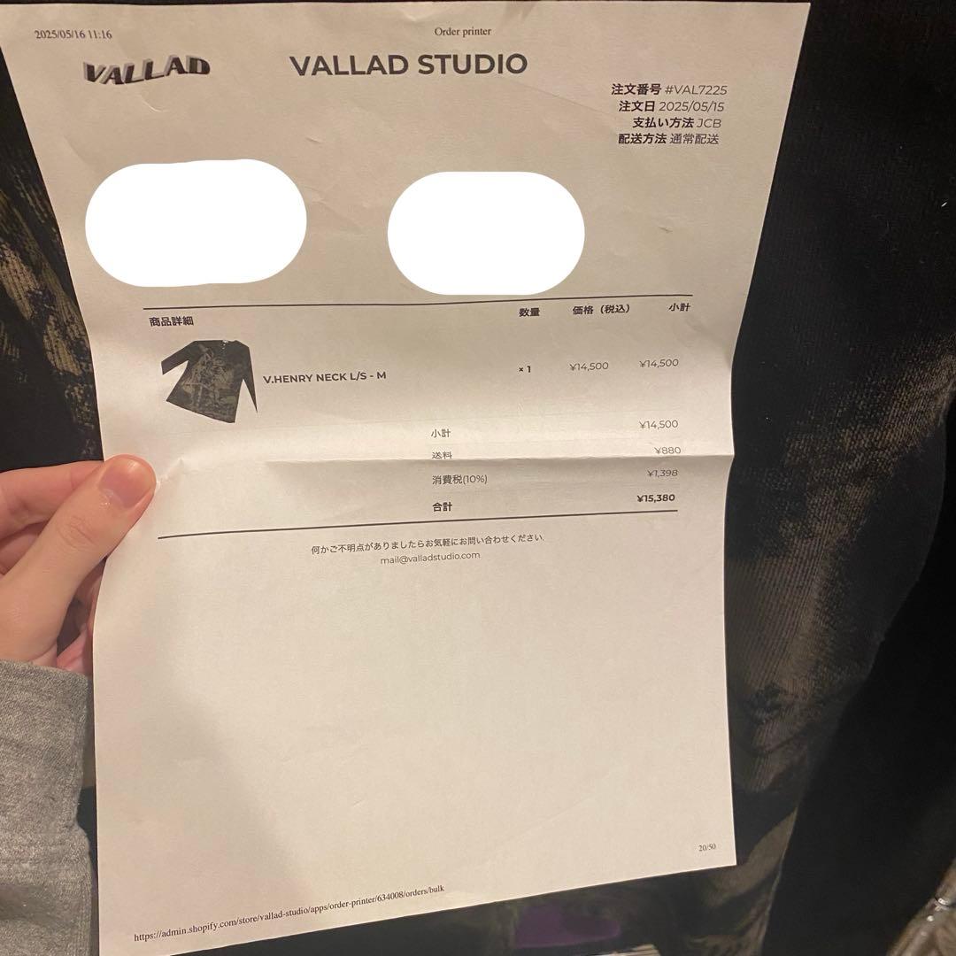 vallad サーマル　ブラックM IO