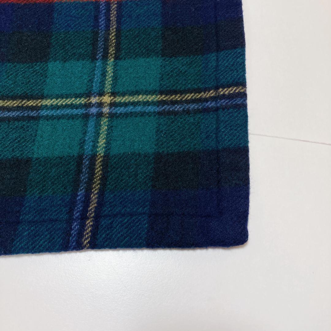 【新品】Ralph Lauren ラルフローレン チェック柄ひざ掛け ウール