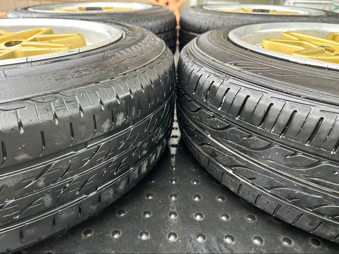 14インチ PCD100 6J 155-65 旧車