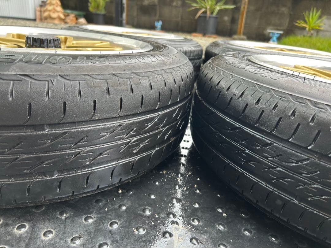 14インチ PCD100 6J 155-65 旧車