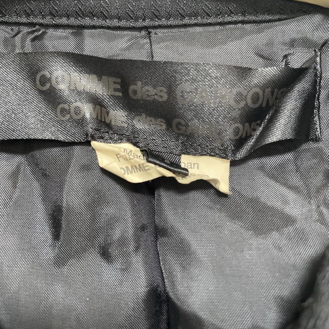 COMME des GARCONS コムコム 丸襟 コート ポリ縮絨