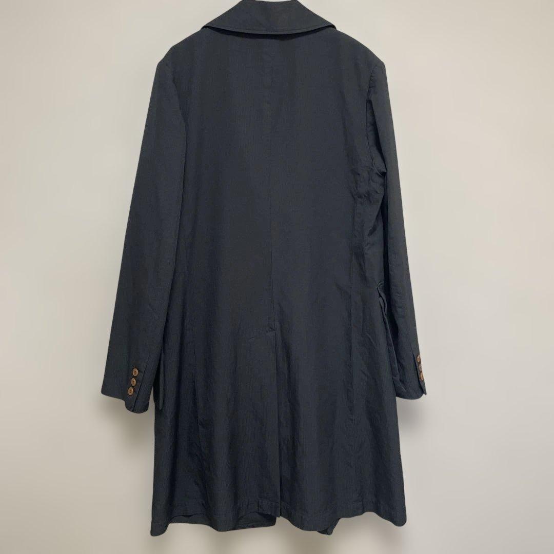 COMME des GARCONS コムコム 丸襟 コート ポリ縮絨