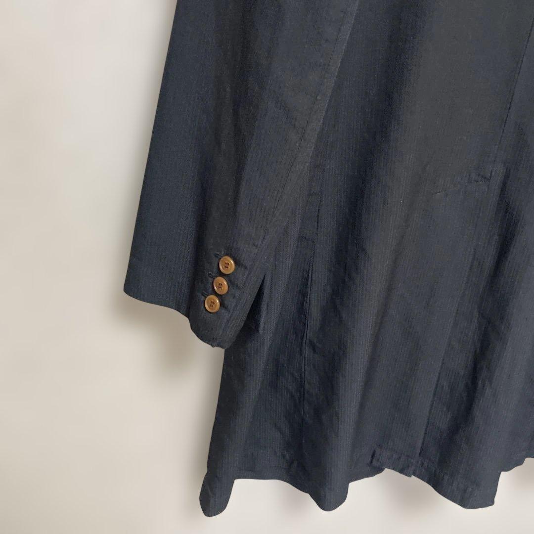 COMME des GARCONS コムコム 丸襟 コート ポリ縮絨