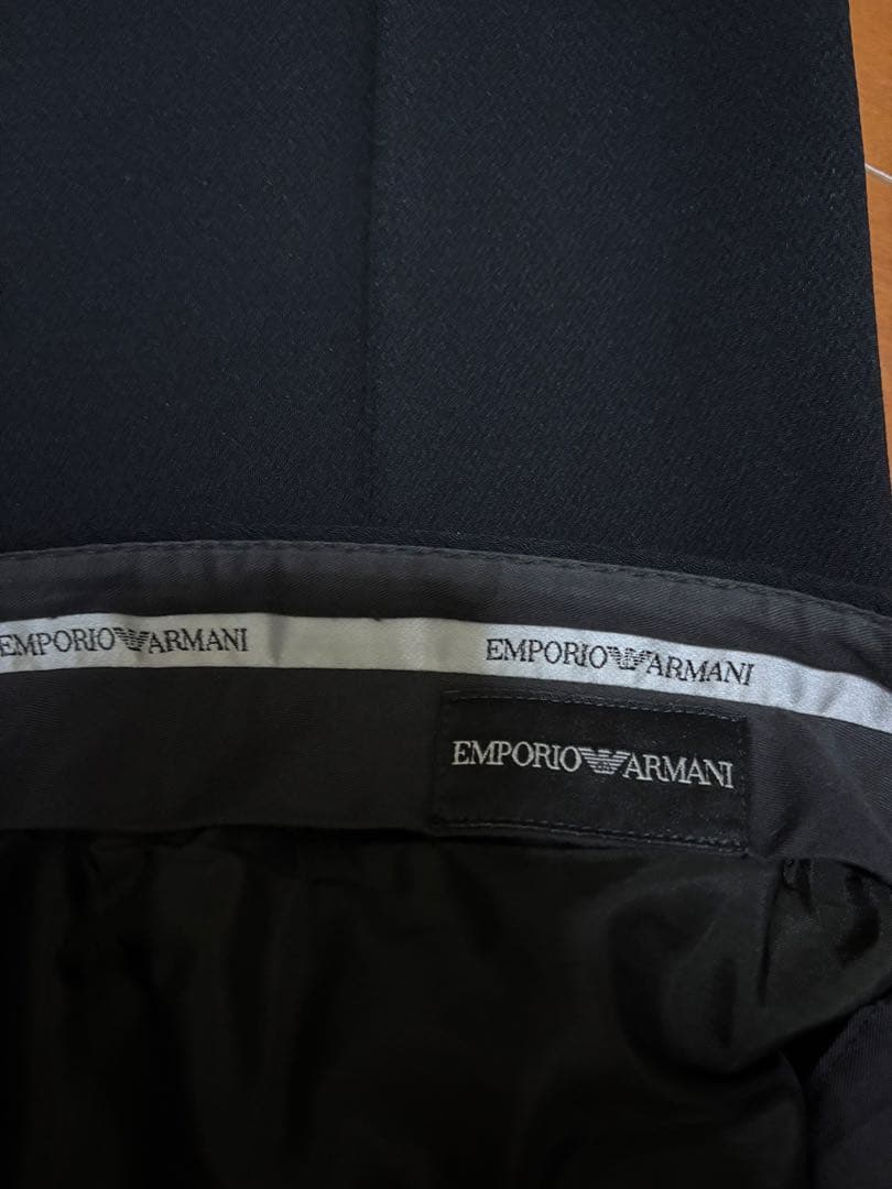 EMPORIO ARMANI スーツ　セットアップ　ブラック　48 イタリア製