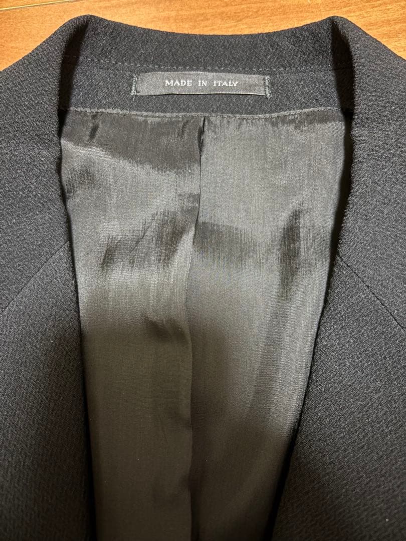 EMPORIO ARMANI スーツ　セットアップ　ブラック　48 イタリア製