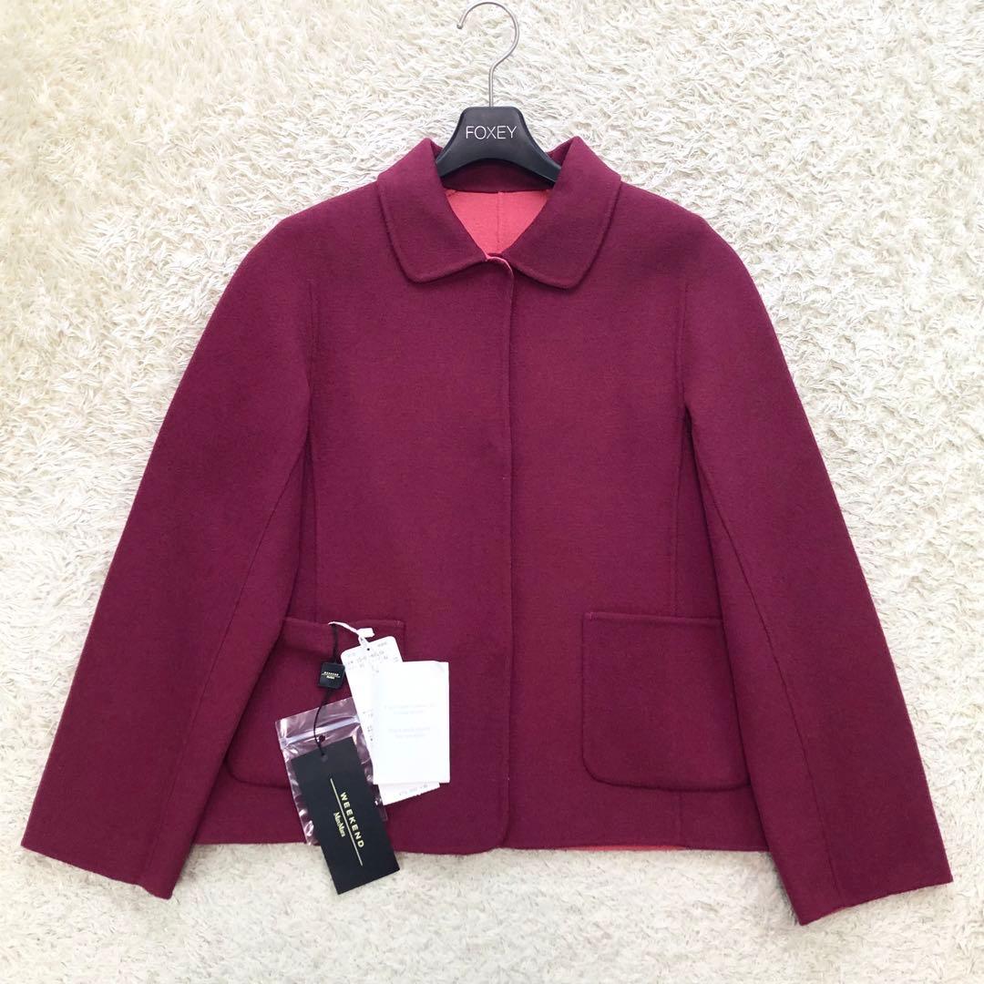 新品・希少✨マックスマーラ クチートアマーノ リバーシブル ジャケット 42