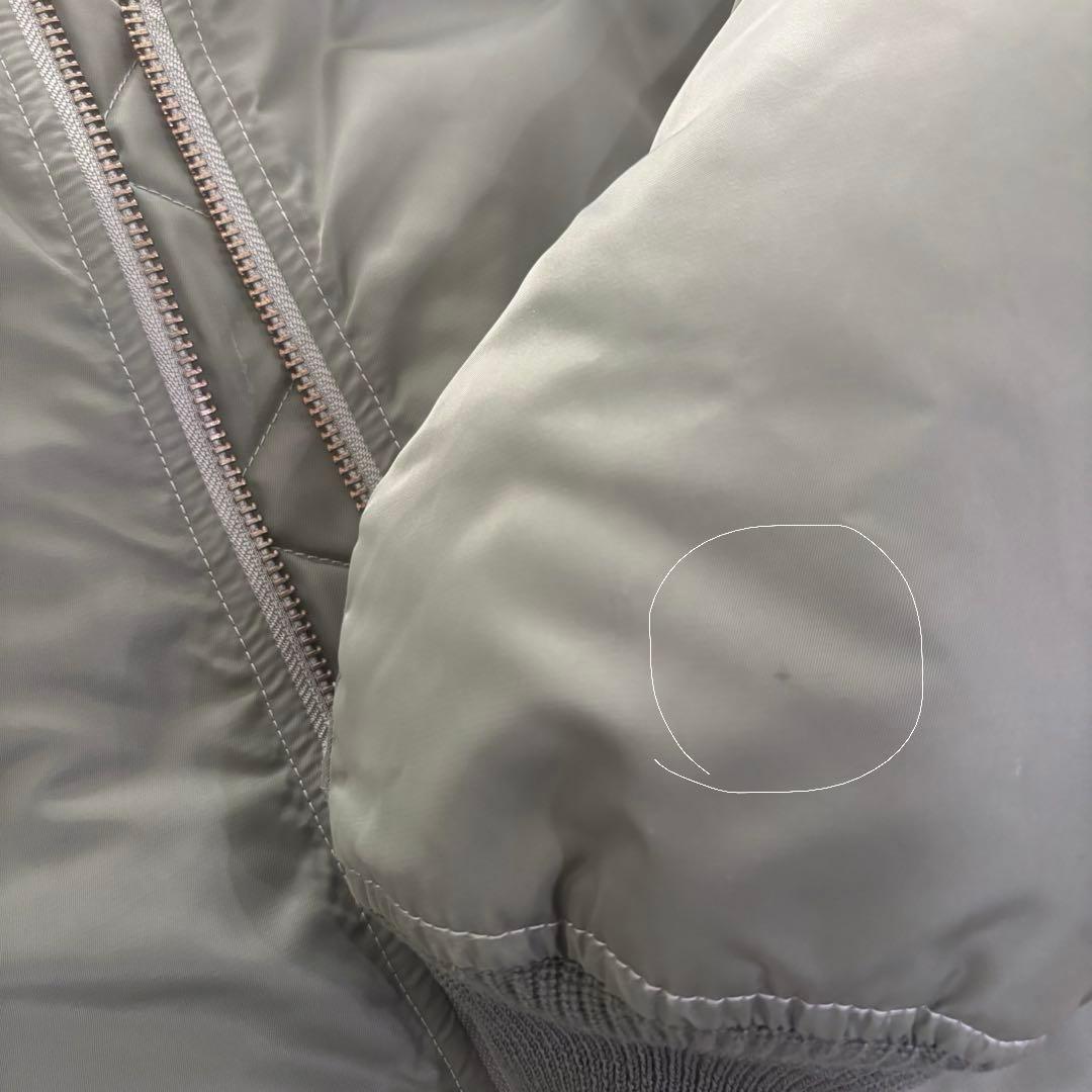 BEAMS MA-1 サーモライト 中綿ジャケット カーキ　Mサイズ