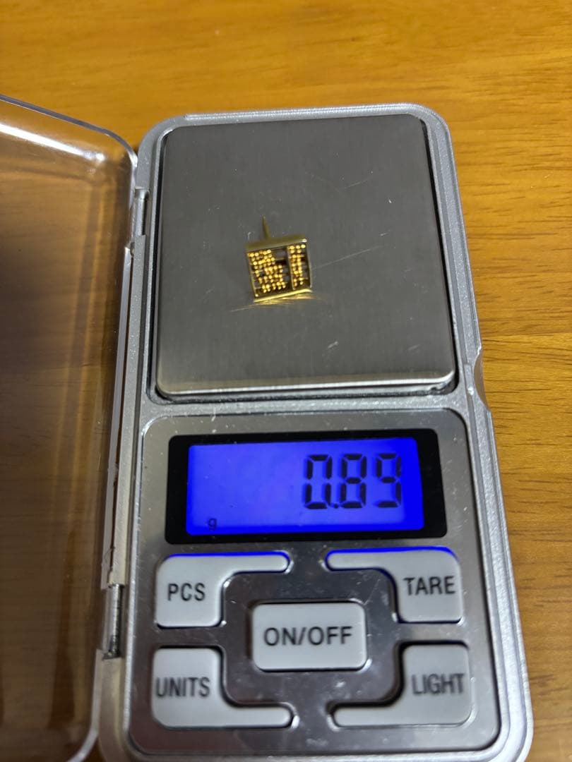 k18シルバーと18K刻印あり 算盤デザイン ネクタイピン