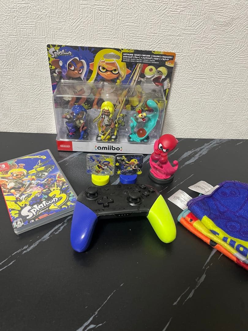 Splatoon 3 + アミーボ3体セット + Proコントローラー+おまけ