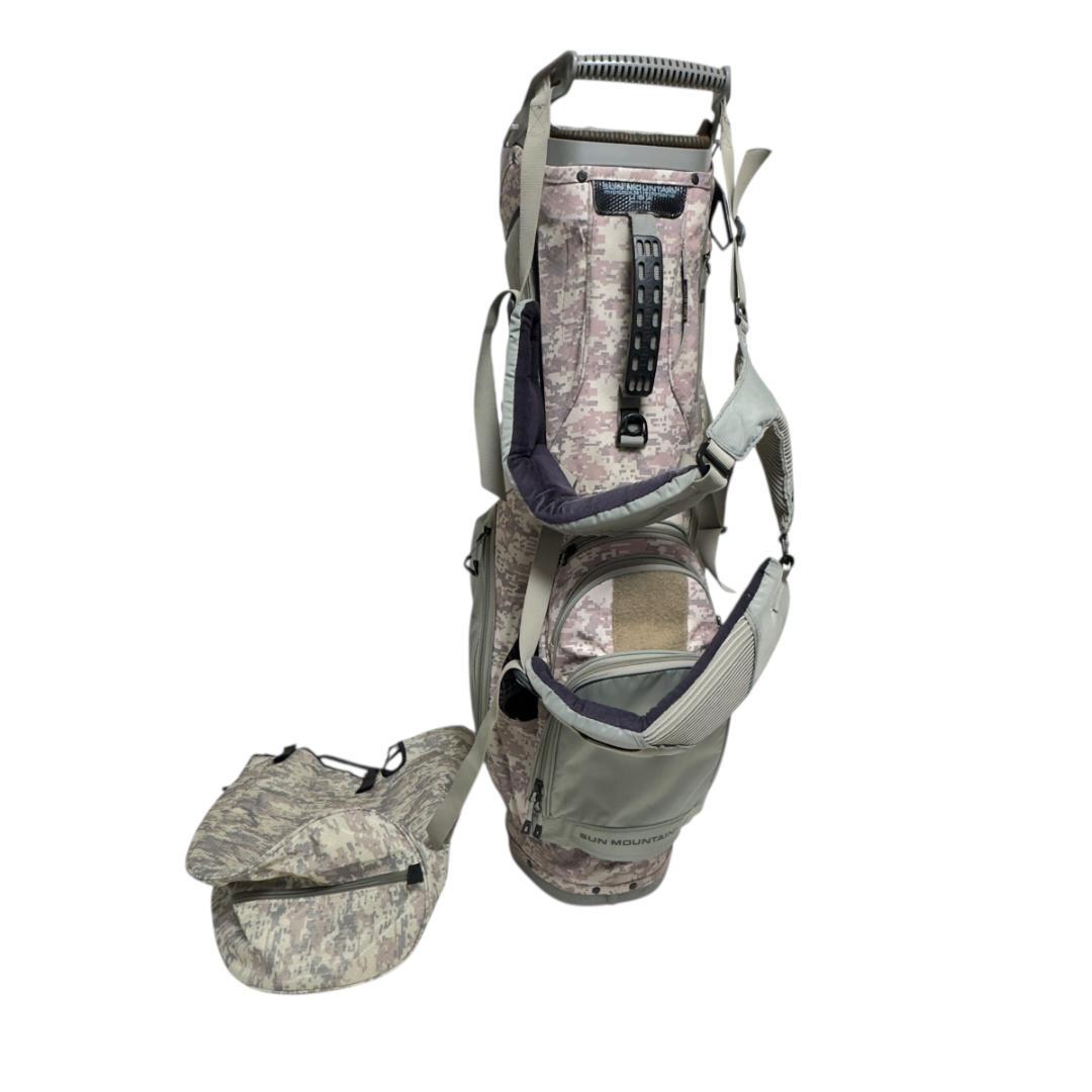 超希少 サンマウンテン 迷彩 14分割 スタンド キャディバッグ カモフラージュ