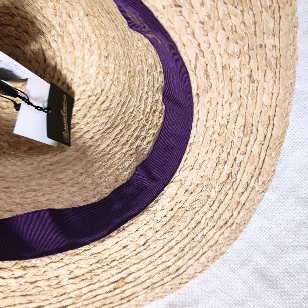 ヤンチェオンテンバールJ_OボルサリーノBorsalinoスカーフ付きハットM