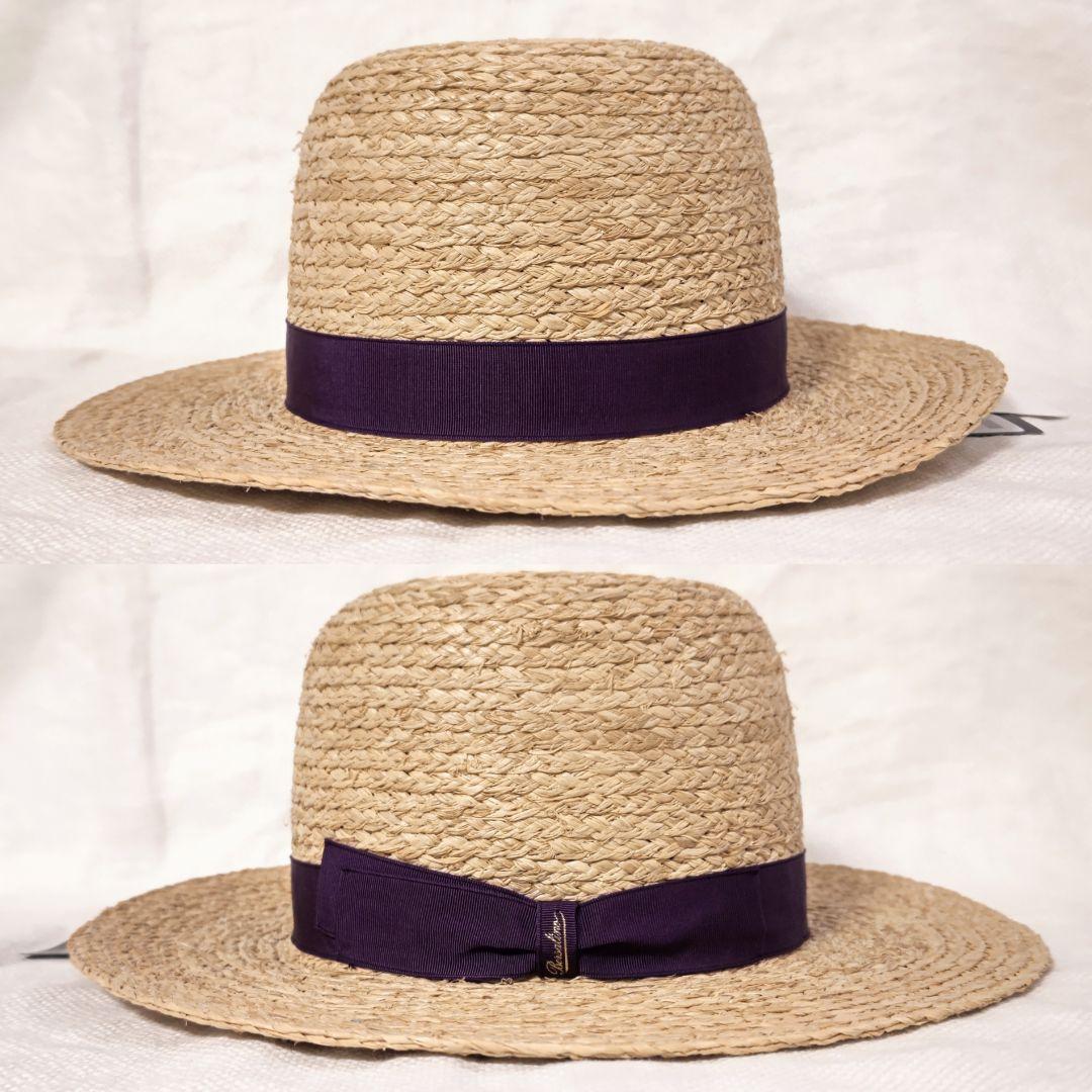 ヤンチェオンテンバールJ_OボルサリーノBorsalinoスカーフ付きハットM