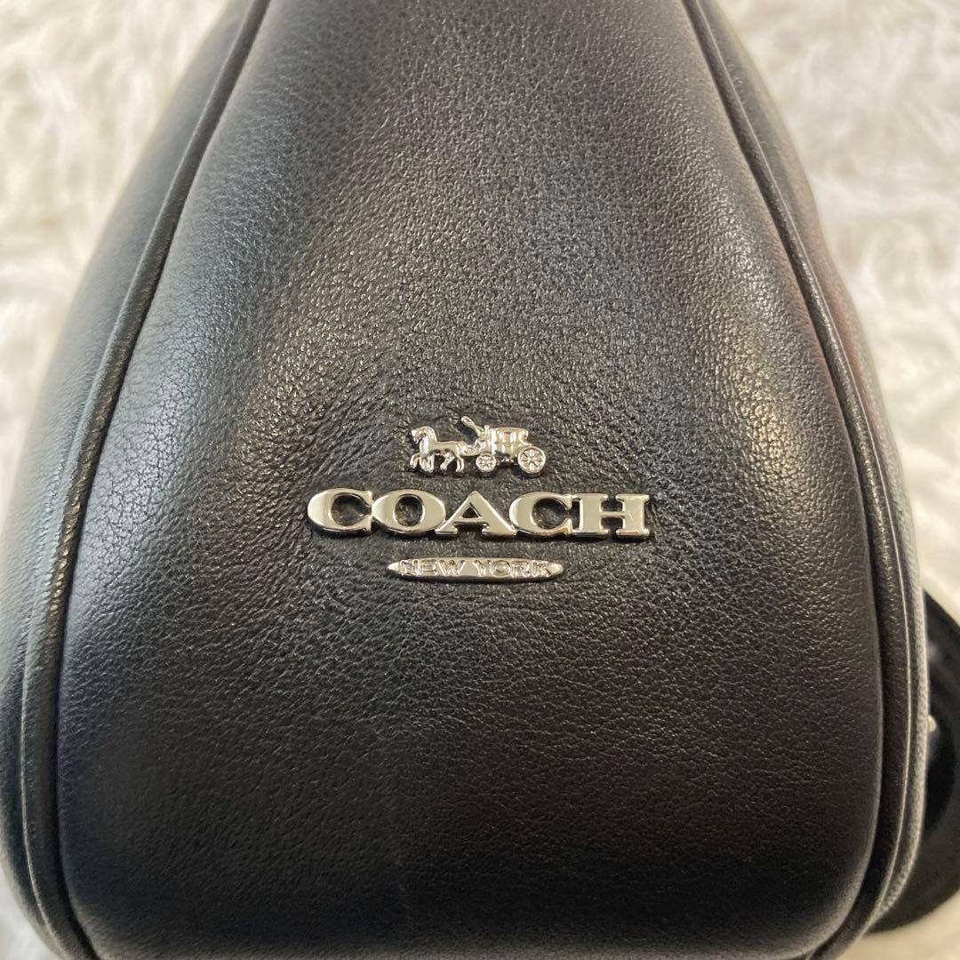 極美品　現行　コーチ　テリ ショルダー バッグ シグネチャー キルティング