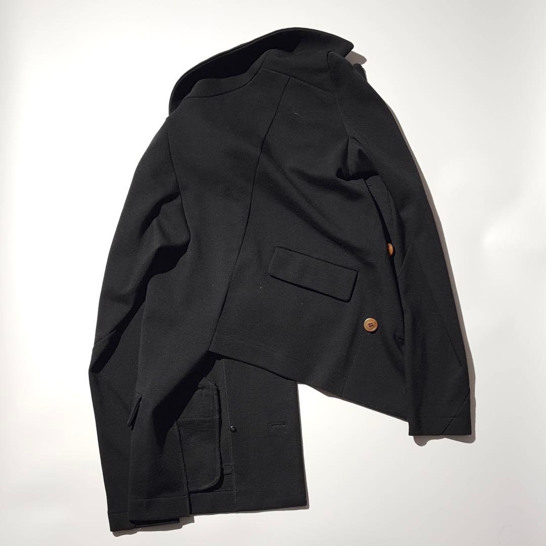 02aw COMME des GARCONS 飴ボタン変形ジャケット