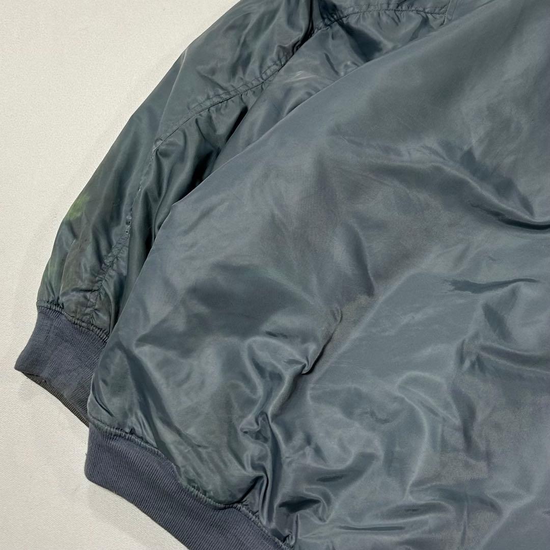90s MA1 リバーシブル ボンバージャケット サンフェード オーバーサイズ