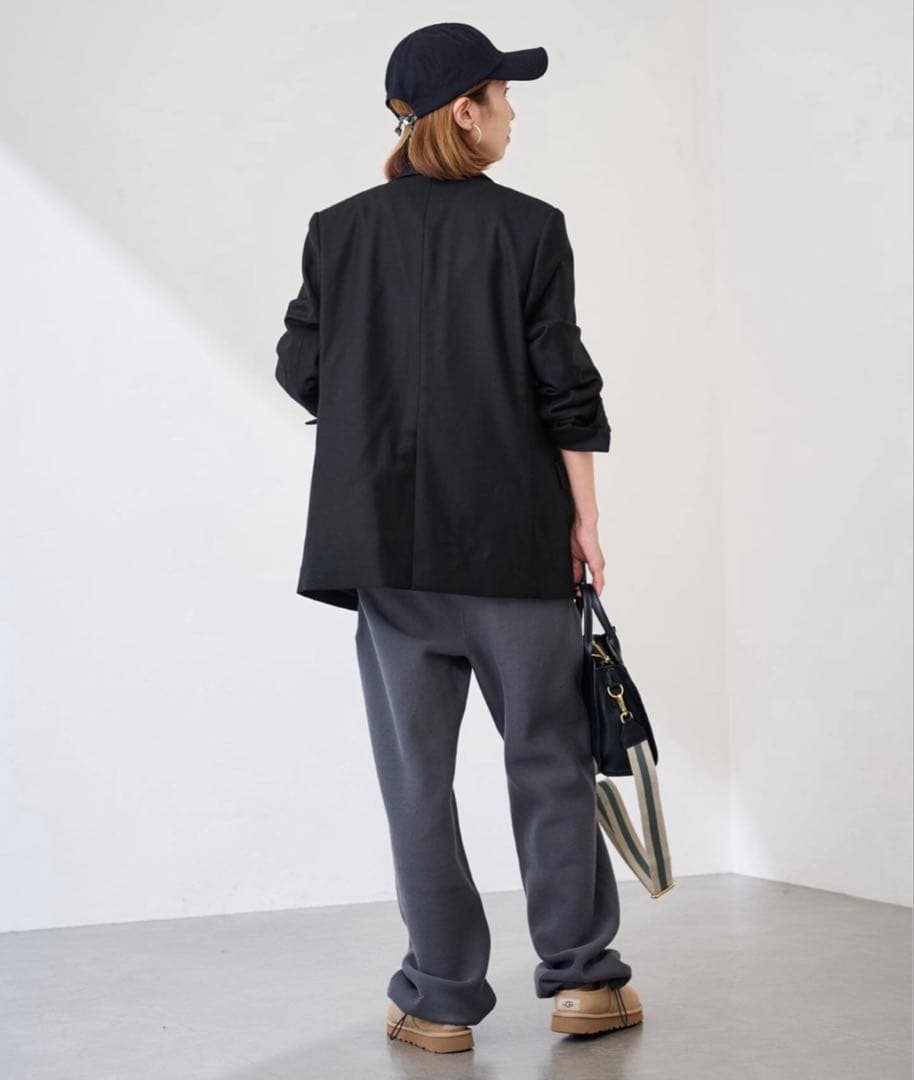 未使用 フラノテーラードジャケット38