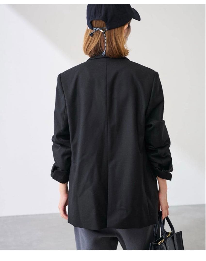 未使用 フラノテーラードジャケット38