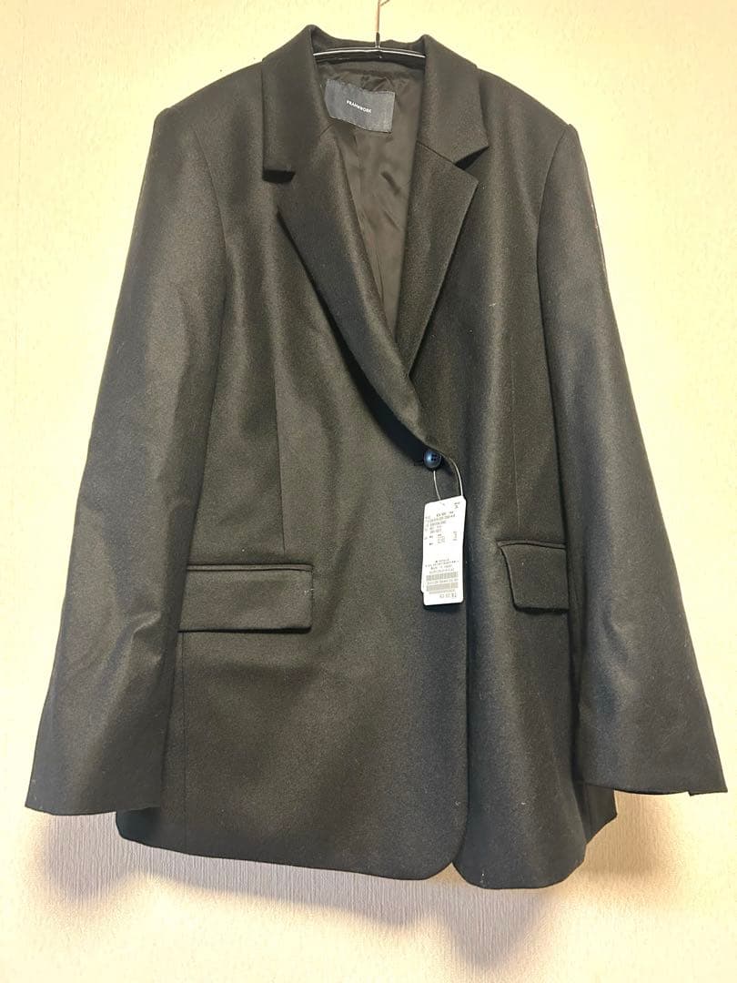 未使用 フラノテーラードジャケット38
