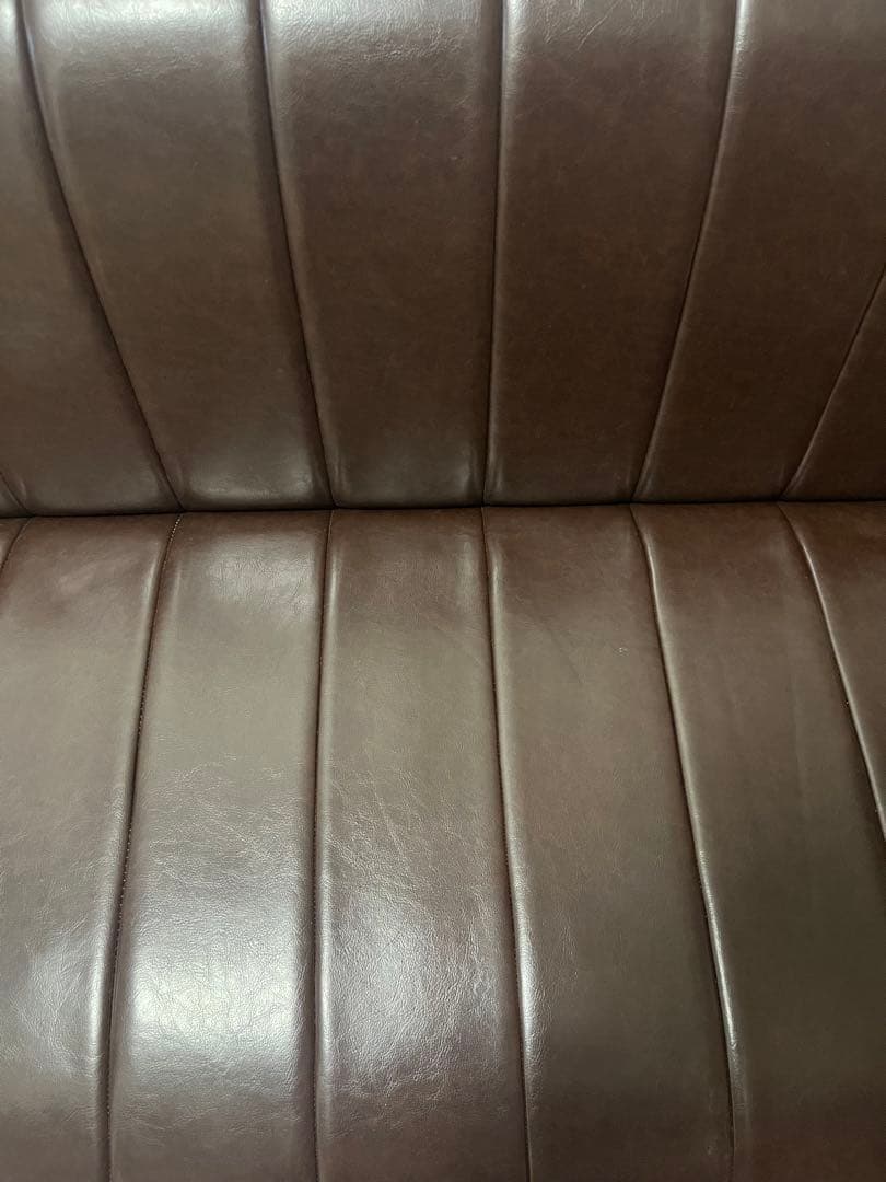 ニトリ ソファ ソファー 2人掛け Nシールド ステイン ブラウン